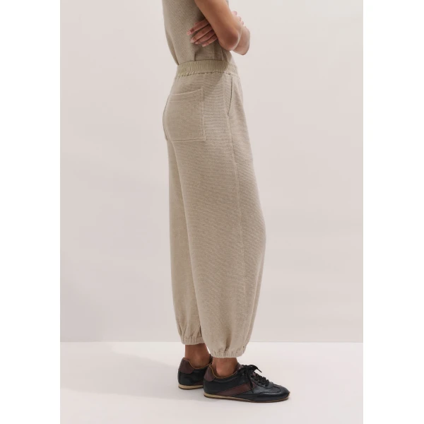 ME+EM ME+EM Relaxed Track Pant in Oatmeal - Pants - Intelligent British Fashion at Coveti