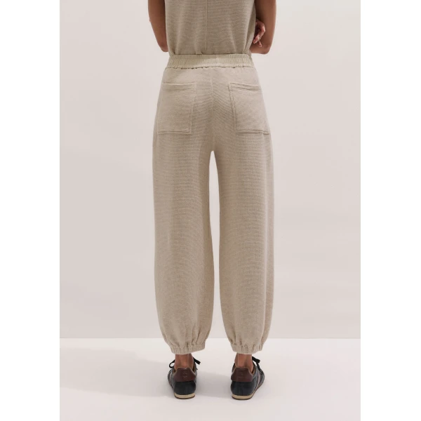ME+EM ME+EM Relaxed Track Pant in Oatmeal - Pants - Intelligent British Fashion at Coveti