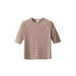 ME+EM ME+EM Slim Fit Raglan Tee in Cinnamon/Light Cream - Tops - Intelligent British Fashion at Coveti