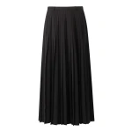 ME+EM ME+EM Slit Pleated Maxi Skirt in Black - Skirts - Intelligent British Fashion at Coveti