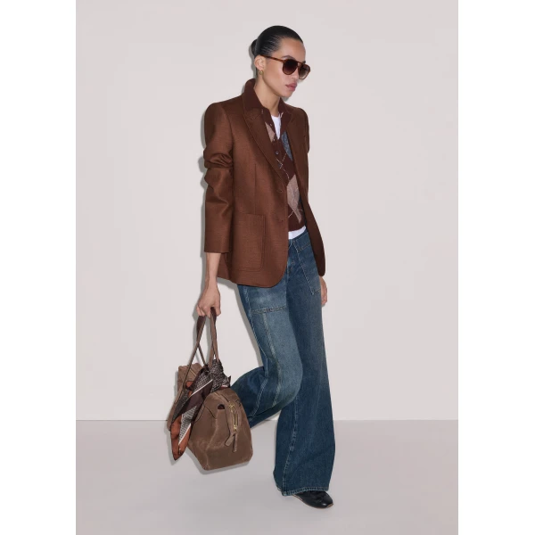 ME+EM ME+EM Super Wide Jean in Authentic Dark Wash - Pants - Intelligent British Fashion at Coveti