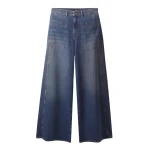 ME+EM ME+EM Super Wide Jean in Authentic Dark Wash - Pants - Intelligent British Fashion at Coveti