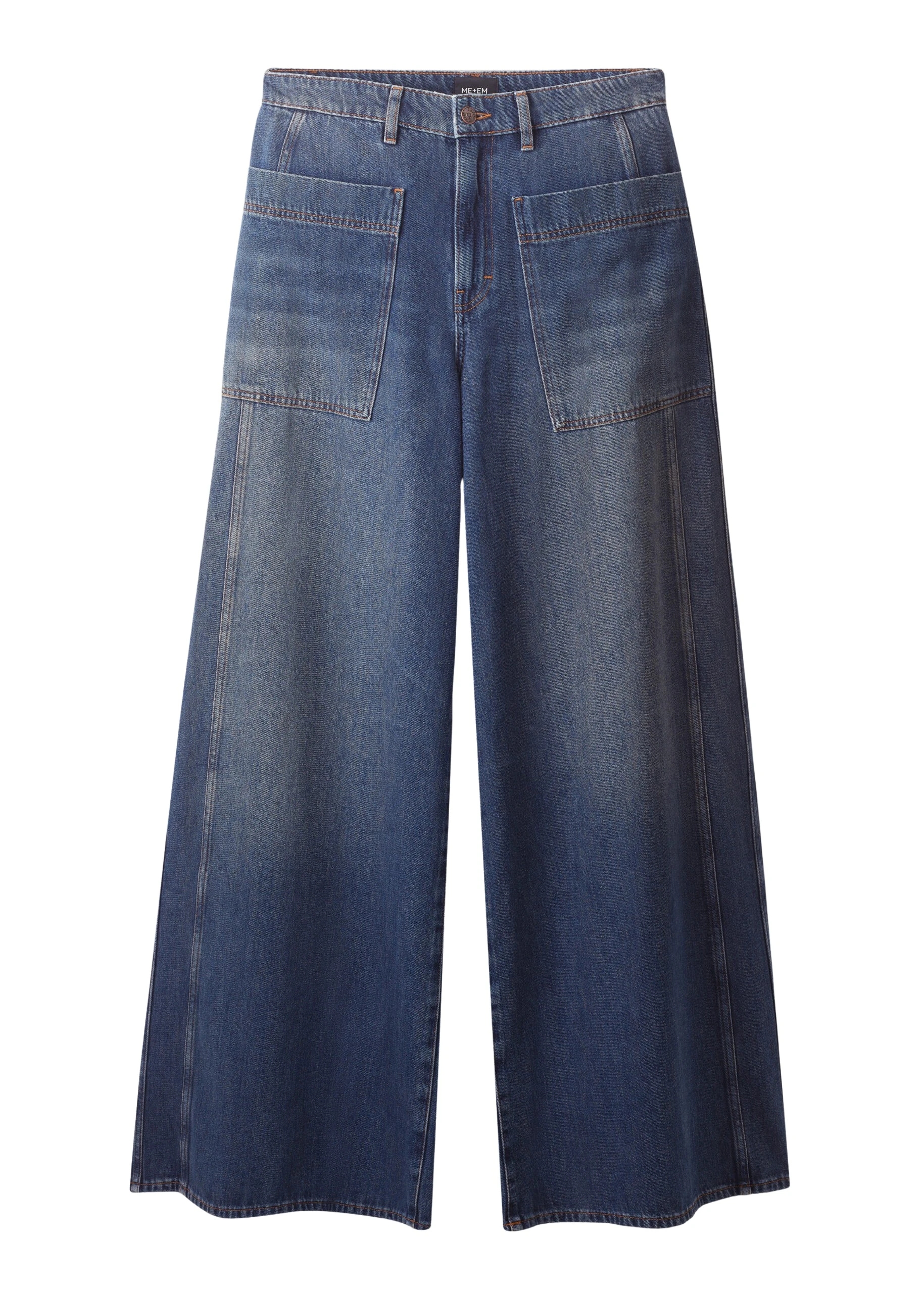 MEEM-MEEM-Super-Wide-Jean-in-Authentic-Dark-Wash-Coveti-scaled95588_nobg ME+EM ME+EM Super Wide Jean in Authentic Dark Wash - Pants - Intelligent British Fashion at Coveti