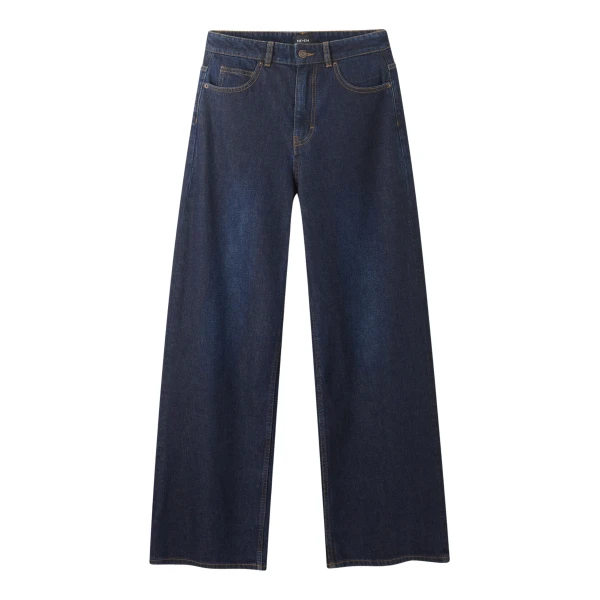 ME+EM ME+EM Ultimate Wide-Leg Jean in Rinse Wash - Pants - Intelligent British Fashion at Coveti