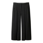 ME+EM ME+EM Very Wide Culotte in Black - Pants - Intelligent British Fashion at Coveti