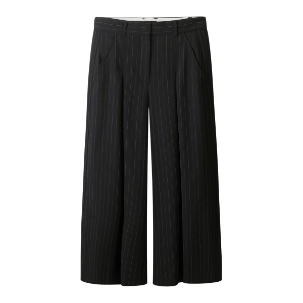 ME+EM ME+EM Very Wide Culotte in Black - Pants - Intelligent British Fashion at Coveti