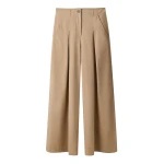 ME+EM ME+EM Very Wide-Leg Trouser in Light Caramel - Pants - Intelligent British Fashion at Coveti