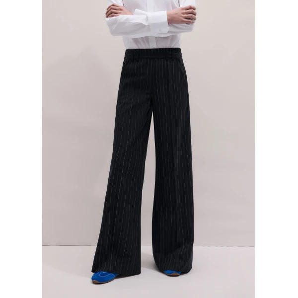 ME+EM ME+EM Wide-Leg Trouser in Black - Pants - Intelligent British Fashion at Coveti