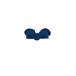 Magda Butrym Sculptural bandeau swim top in blue