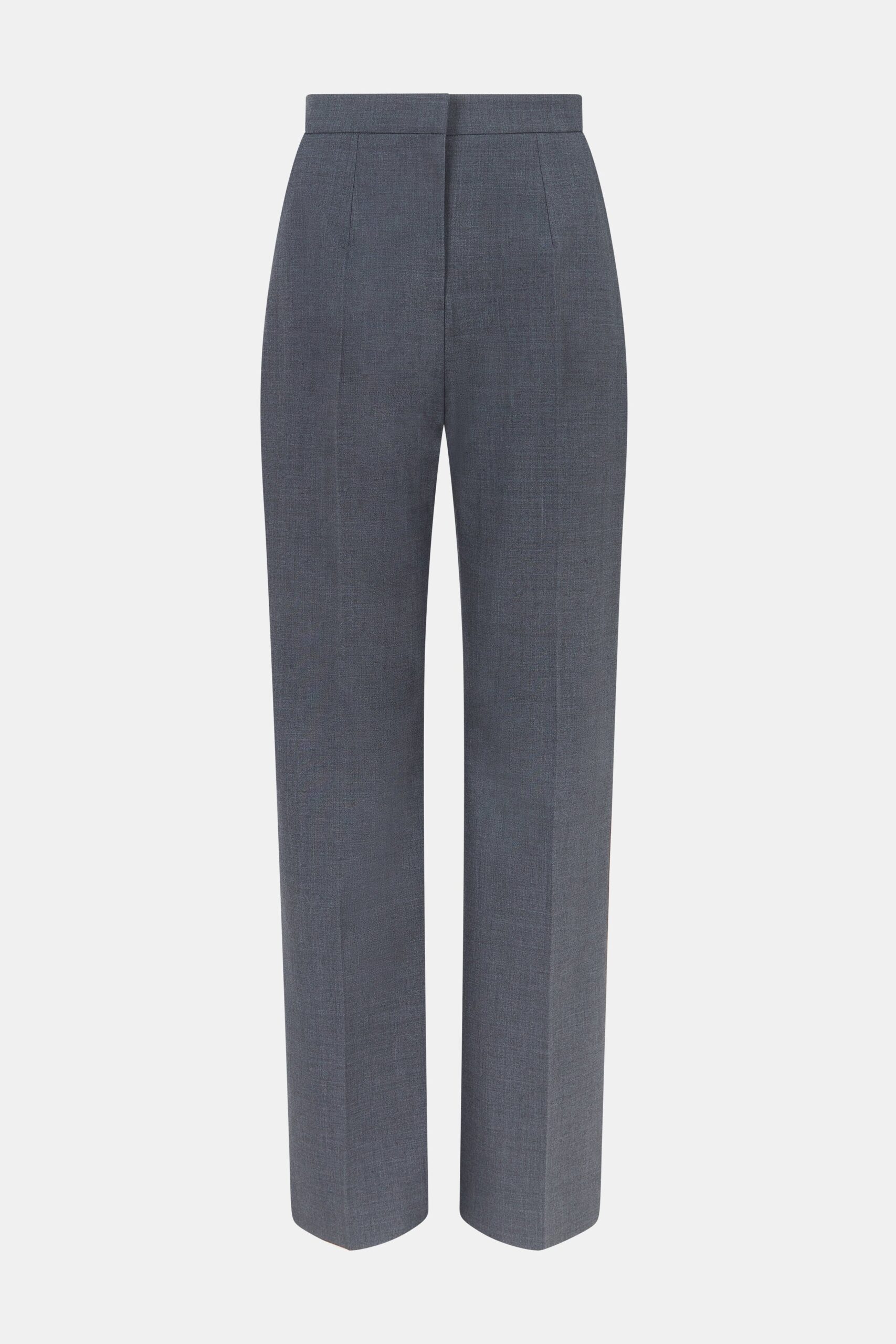 Emilia Wickstead Miggy Trousers in Charcoal Summer Wool