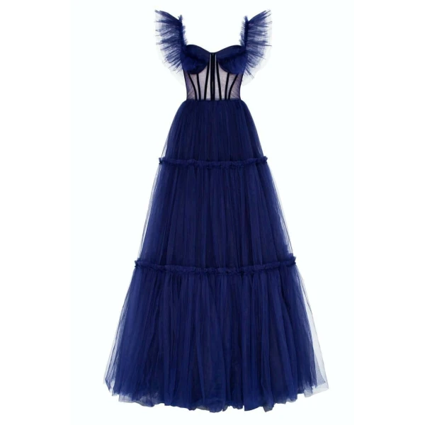 Elegant Off-the-Shoulder Maxi Dress