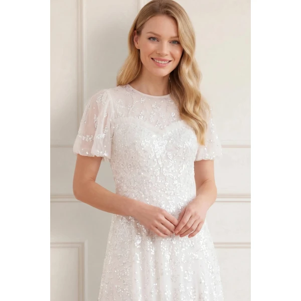 Needle & Thread White dresses
