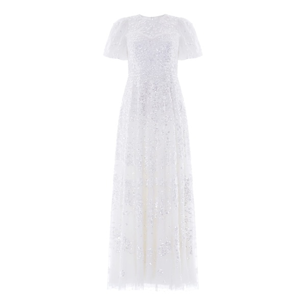 Needle & Thread Anais Sequin Short Sleeve Gown