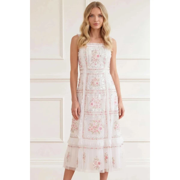 Needle & Thread White dresses