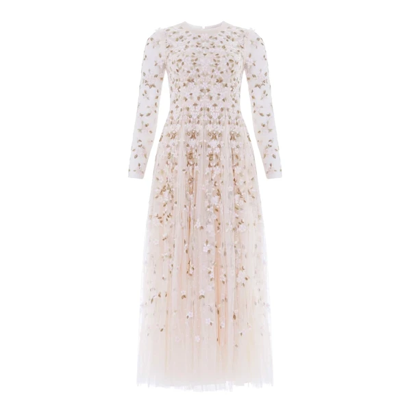 Needle & Thread Camellia Ditsy Ankle Gown