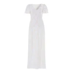 Needle & Thread Cherry Blossom Satin Short Sleeve Gown
