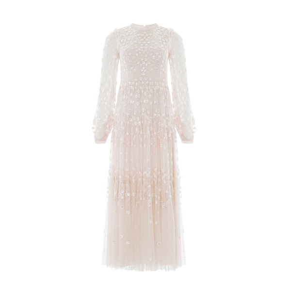 Needle & Thread Clover Long Sleeve Ankle Gown