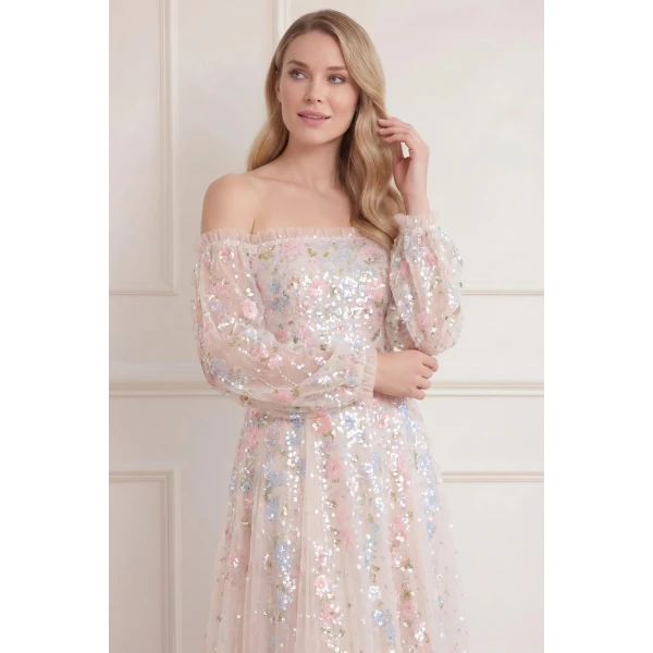 Needle & Thread Ivory dresses