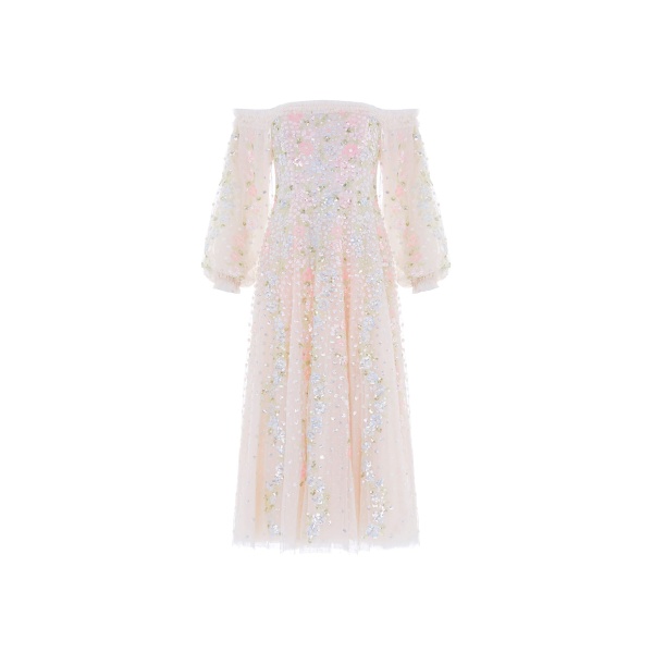 Needle & Thread Confetti Gloss Off-Shoulder Ballerina Dress
