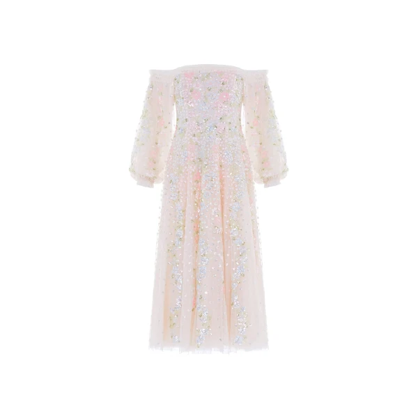 Needle & Thread Confetti Gloss Off-Shoulder Ballerina Dress