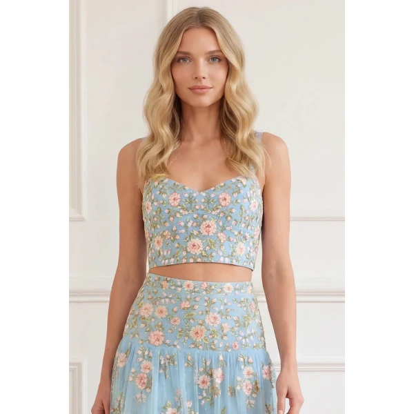 Needle & Thread Blue tops