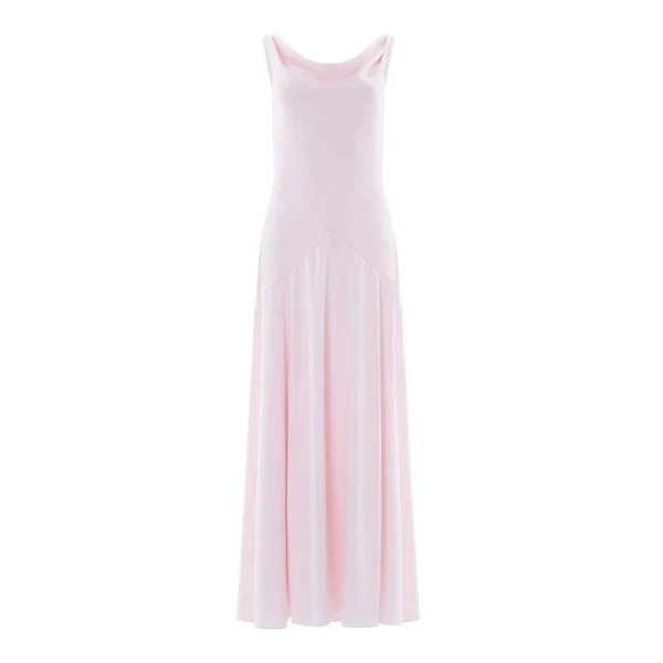 Needle & Thread Evangeline Satin Cowl Neck Gown