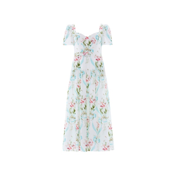 Needle & Thread Floral Ribbon Cotton Ballerina Dress