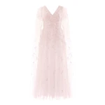 Needle & Thread Freesia Shimmer Cape Sleeve Ankle Gown