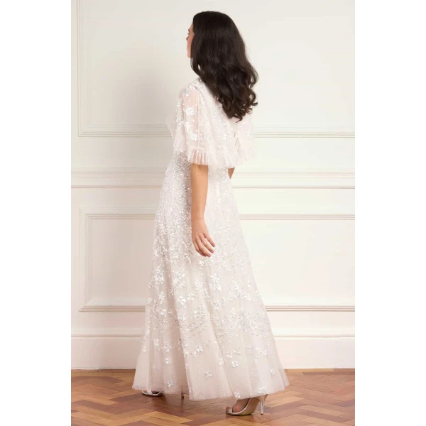 Needle & Thread Freya Cape Ankle Gown
