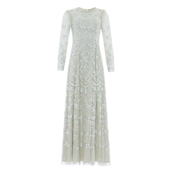 Needle & Thread Freya Long Sleeve Gown