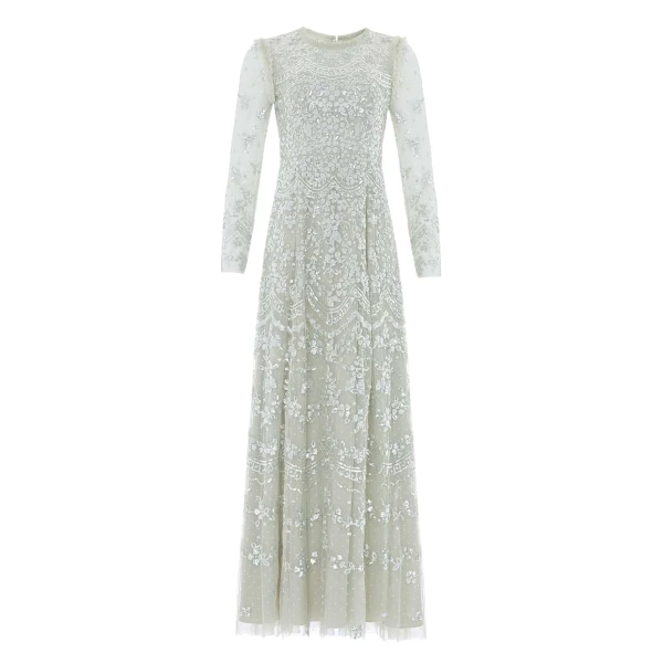 Needle & Thread Freya Long Sleeve Gown