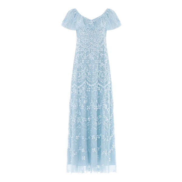 Needle & Thread Freya V-Neck Gown