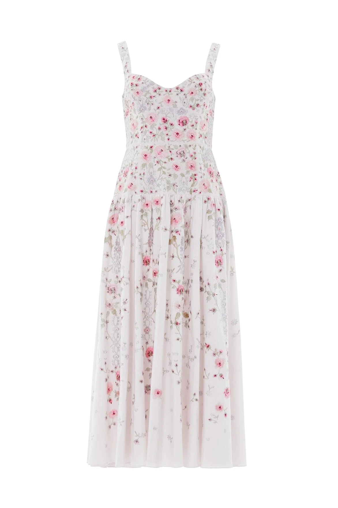 Needle-Thread-Garden-Rose-Linen-Blend-Sleeveless-Ankle-Gown-in-Swan-WhiteBright-Coveti11685_nobg Needle & Thread Garden Rose Linen Blend Sleeveless Ankle Gown