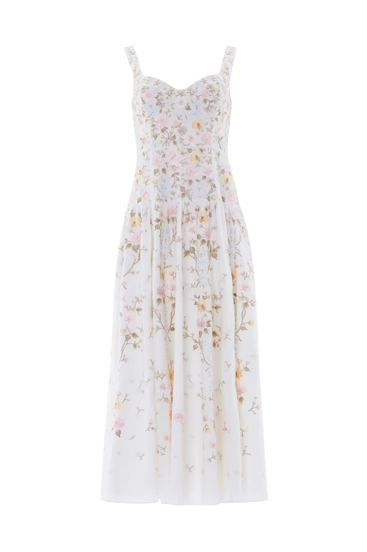 Needle-Thread-Garden-Rose-Linen-Blend-Sleeveless-Ankle-Gown-in-Swan-WhitePastel-Blue-Coveti22729_nobg Needle & Thread Garden Rose Linen Blend Sleeveless Ankle Gown