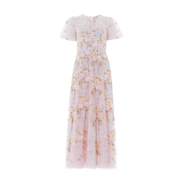 Needle & Thread Garden Rose Short Sleeve Ankle Gown
