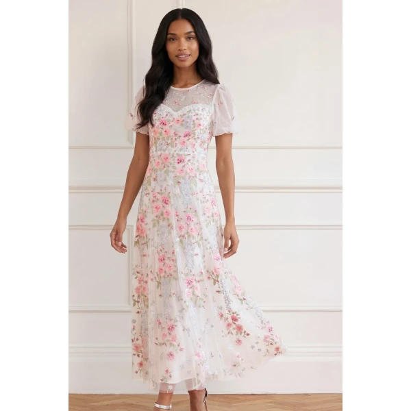 Needle & Thread White dresses