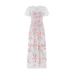 Needle & Thread Garden Rose Short Sleeve Ankle Gown