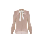 Needle & Thread Lace Trim Bow Shirt