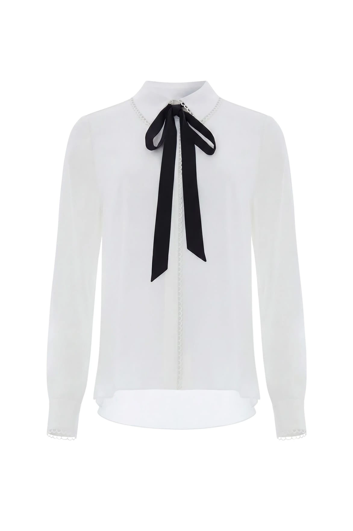 Needle-Thread-Lace-Trim-Bow-Shirt-in-Chalk-Coveti19689_nobg Needle & Thread Lace Trim Bow Shirt