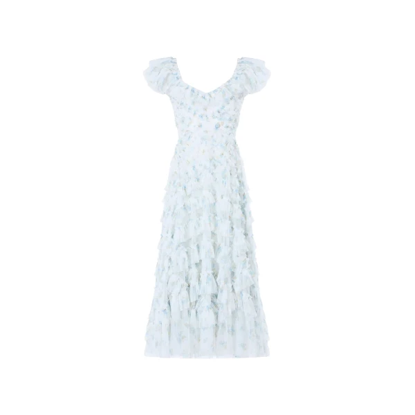 Needle & Thread Magnolia Ditsy Lola Backless Ballerina Dress
