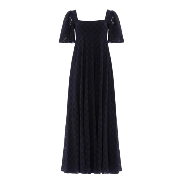 Needle & Thread Marisol Cotton Broderie Short Sleeve Ankle Gown