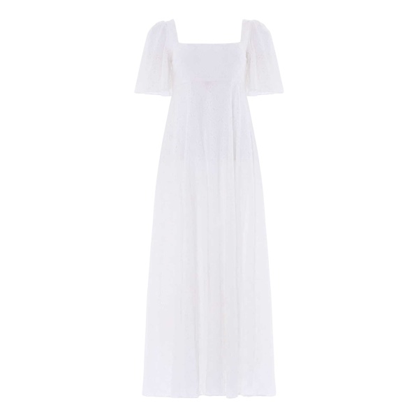 Needle & Thread Marisol Cotton Broderie Short Sleeve Ankle Gown