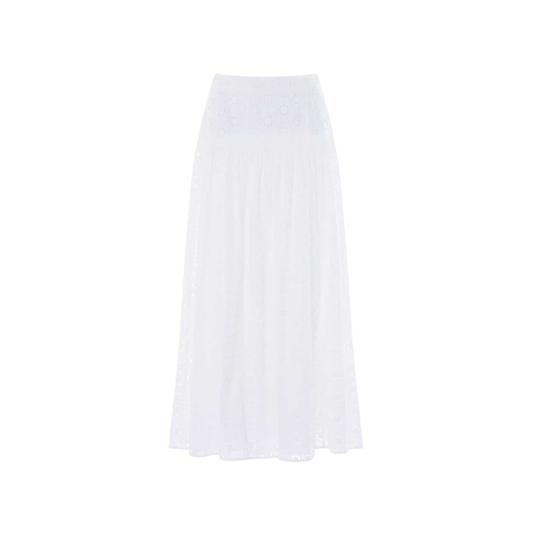 Needle & Thread Romilly Cotton Broderie Ankle Skirt