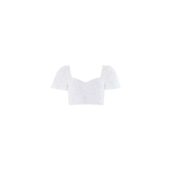 Needle & Thread Romilly Cotton Broderie Top