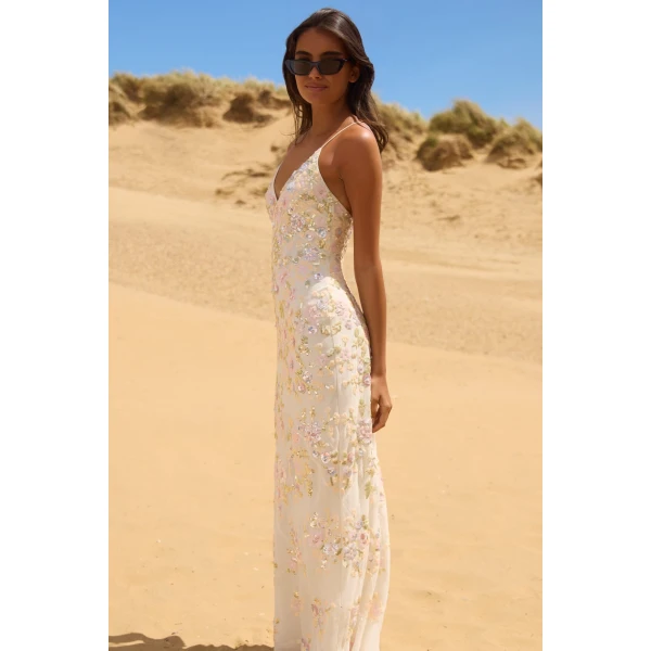 Needle & Thread Sequin Paradise Georgette Cami Gown