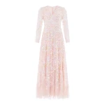 Needle & Thread Sequin Paradise V-Neck Gown