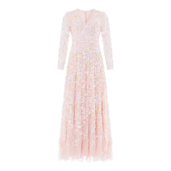 Needle & Thread Sequin Paradise V-Neck Gown