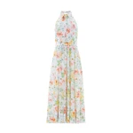 Needle & Thread Sienna Rose Cotton Halter Ankle Gown
