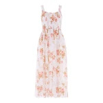 Needle & Thread Summer's Rose Shirred Ankle Gown