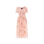 Needle & Thread Summer's Rose Shirred Short Sleeve Ballerina Dress